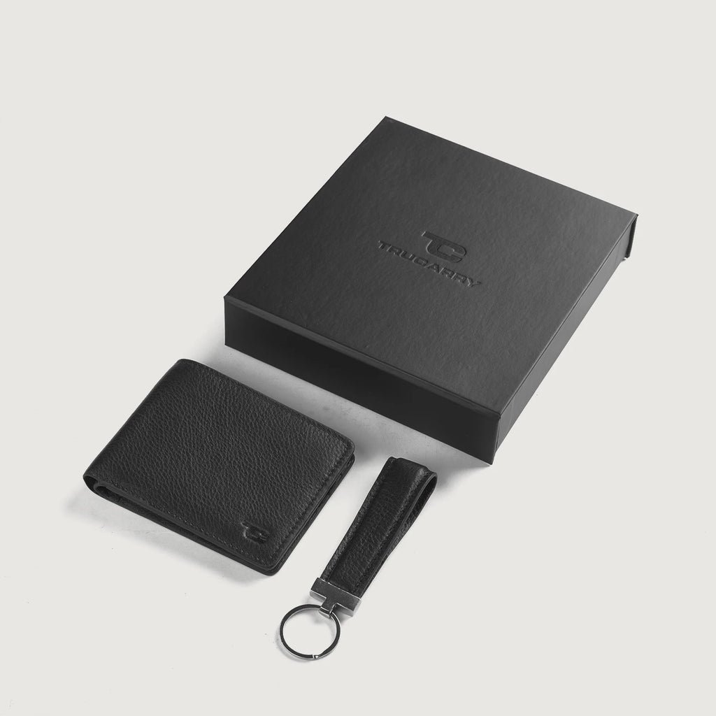 Marvin Black Leather Gift Set