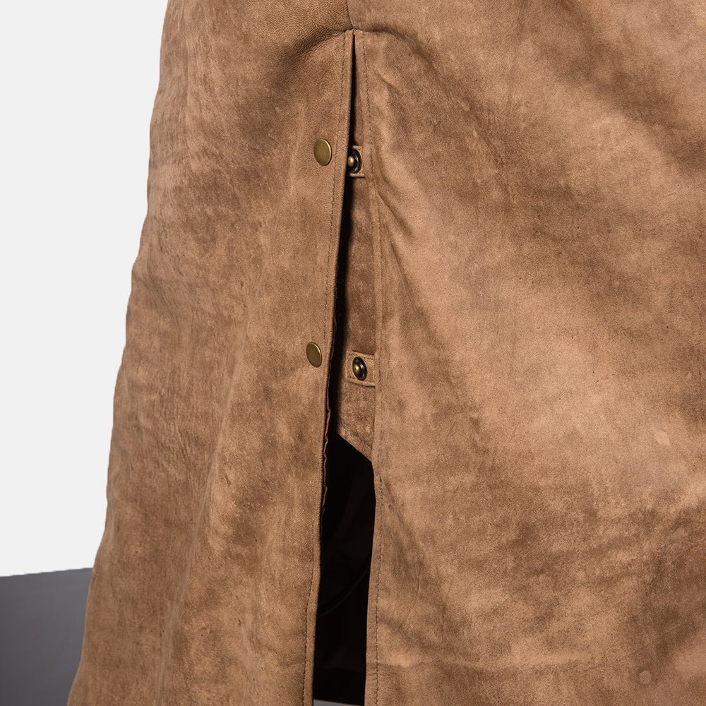 Maverick Brown Leather Duster - Image 6