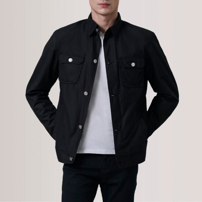 Irwin Black Waxed Canvas Field Jacket