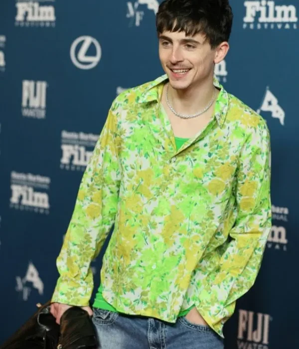Timothée Chalamet International Film Festival Floral Shirt